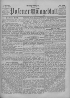 Posener Tageblatt 1899.07.25 Jg.38 Nr344