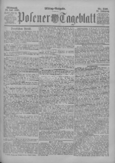 Posener Tageblatt 1899.07.26 Jg.38 Nr346