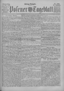 Posener Tageblatt 1899.07.27 Jg.38 Nr348