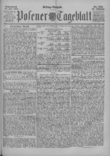 Posener Tageblatt 1899.07.29 Jg.38 Nr352