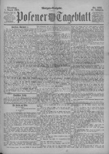 Posener Tageblatt 1899.08.01 Jg.38 Nr355