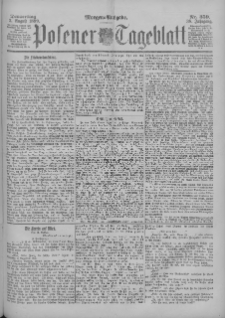 Posener Tageblatt 1899.08.03 Jg.38 Nr359