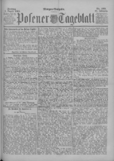 Posener Tageblatt 1899.08.04 Jg.38 Nr361