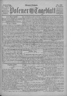 Posener Tageblatt 1899.08.31 Jg.38 Nr407