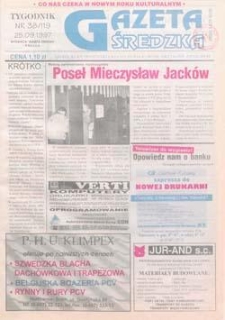 Gazeta Średzka 1997.09.25 Nr38(119)