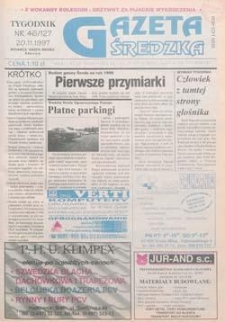 Gazeta Średzka 1997.11.20 Nr46(127)