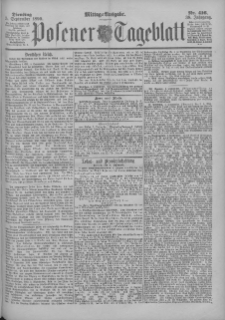 Posener Tageblatt 1899.09.05 Jg.38 Nr416