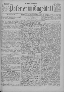 Posener Tageblatt 1899.09.12 Jg.38 nr429
