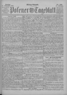Posener Tageblatt 1899.09.15 Jg.38 Nr435
