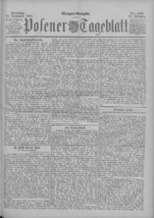 Posener Tageblatt 1899.09.19 Jg.38 Nr440