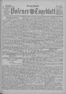 Posener Tageblatt 1899.09.20 Jg.38 Nr442