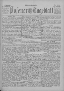 Posener Tageblatt 1899.09.20 Jg.38 Nr443
