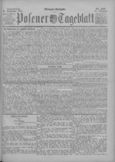 Posener Tageblatt 1899.09.21 Jg.38 Nr444