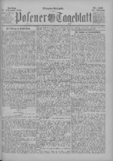 Posener Tageblatt 1899.09.22 Jg.38 Nr446