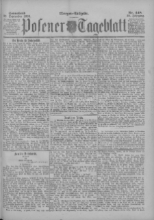 Posener Tageblatt 1899.09.23 Jg.38 Nr448