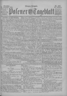 Posener Tageblatt 1899.09.26 Jg.38 Nr452