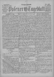 Posener Tageblatt 1899.09.30 Jg.38 Nr460