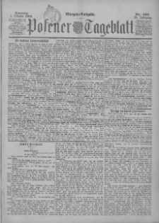 Posener Tageblatt 1899.10.01 Jg.38 Nr462