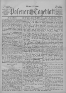 Posener Tageblatt 1899.10.03 Jg.38 Nr464