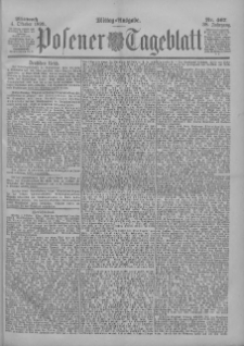 Posener Tageblatt 1899.10.04 Jg.38 Nr467