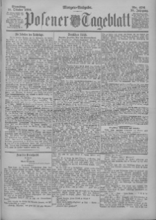 Posener Tageblatt 1899.10.10 Jg.38 Nr476