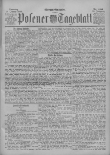 Posener Tageblatt 1899.10.15 Kg.38 Nr486