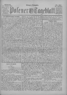 Posener Tageblatt 1899.10.18 Jg.38 Nr490