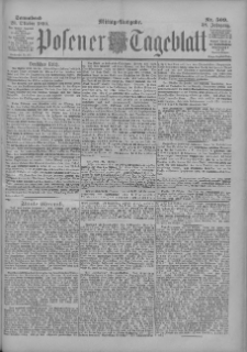 Posener Tageblatt 1899.10.28 Jg.38 Nr509