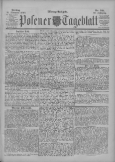 Posener Tageblatt 1899.11.10 Jg.38 Nr531
