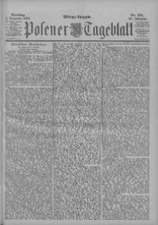 Posener Tageblatt 1899.12.05 Jg.38 Nr571