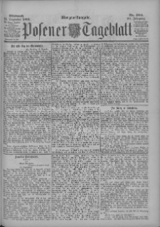 Posener Tageblatt 1899.12.13 Jg.38 Nr584