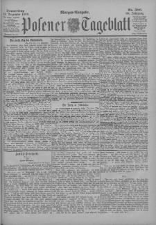 Posener Tageblatt 1899.12.14 Jg.38 Nr586