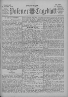 Posener Tageblatt 1899.12.16 Jg.38 Nr590