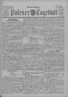 Posener Tageblatt 1899.12.21 Jg.38 Nr598