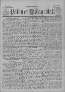 Posener Tageblatt 1899.12.31 Jg.38 Nr612