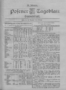 Posener Tageblatt. Handelsblatt 1899.12.14 Jg.38 Nr587