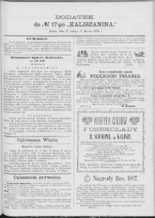 Kaliszanin : gazeta miasta Kalisza i jego okolic