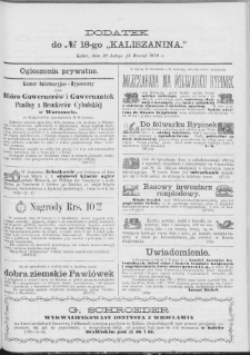 Kaliszanin : gazeta miasta Kalisza i jego okolic