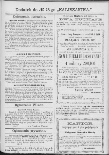 Kaliszanin : gazeta miasta Kalisza i jego okolic