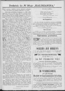 Kaliszanin : gazeta miasta Kalisza i jego okolic