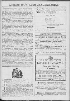 Kaliszanin : gazeta miasta Kalisza i jego okolic