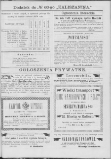 Kaliszanin : gazeta miasta Kalisza i jego okolic