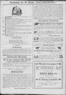 Kaliszanin : gazeta miasta Kalisza i jego okolic