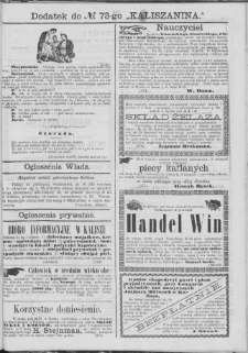 Kaliszanin : gazeta miasta Kalisza i jego okolic