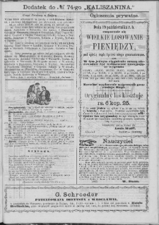 Kaliszanin : gazeta miasta Kalisza i jego okolic