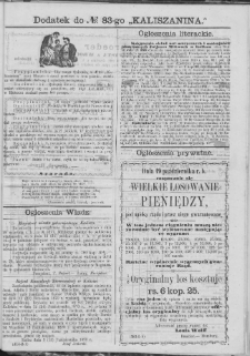 Kaliszanin : gazeta miasta Kalisza i jego okolic