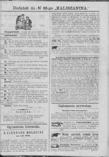 Kaliszanin : gazeta miasta Kalisza i jego okolic