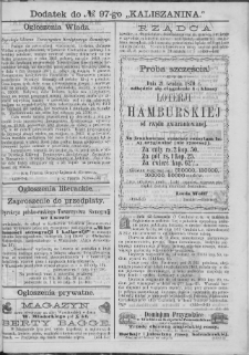 Kaliszanin : gazeta miasta Kalisza i jego okolic