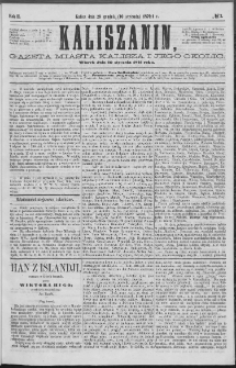 Kaliszanin : gazeta miasta Kalisza i jego okolic