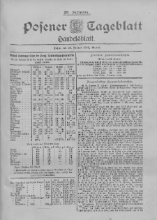 Posener Tageblatt. Handelsblatt 1899.01.24 Jg.38